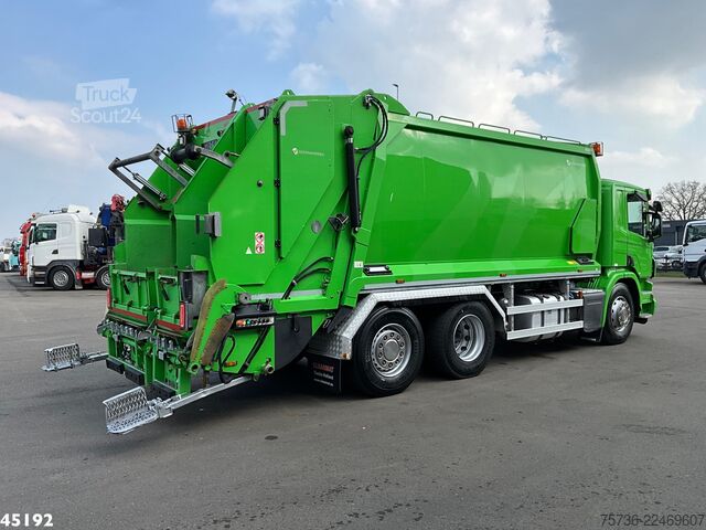 Atkritumu savākšanas transportlīdzeklis Scania P 410 Euro 6 Geesink Norba MF 300, 21m³