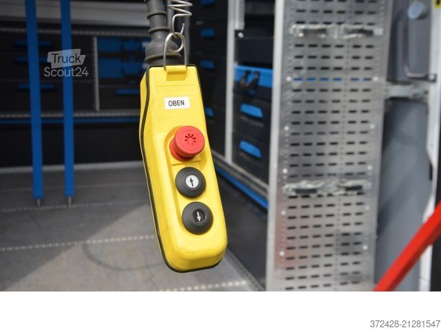 High top van MERCEDES-BENZ Sprinter 314 CDI SPS-Kran Sortimo . LED+