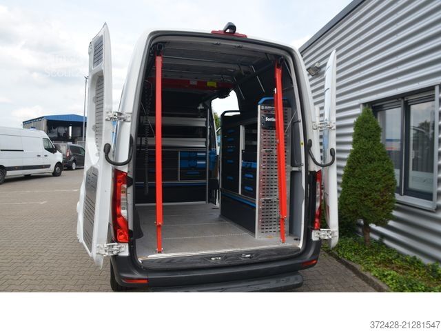 High top van MERCEDES-BENZ Sprinter 314 CDI SPS-Kran Sortimo . LED+