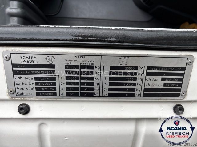 Autocarro con cassone fisso SCANIA R144 GA4X2NZ 460 / Pritsche