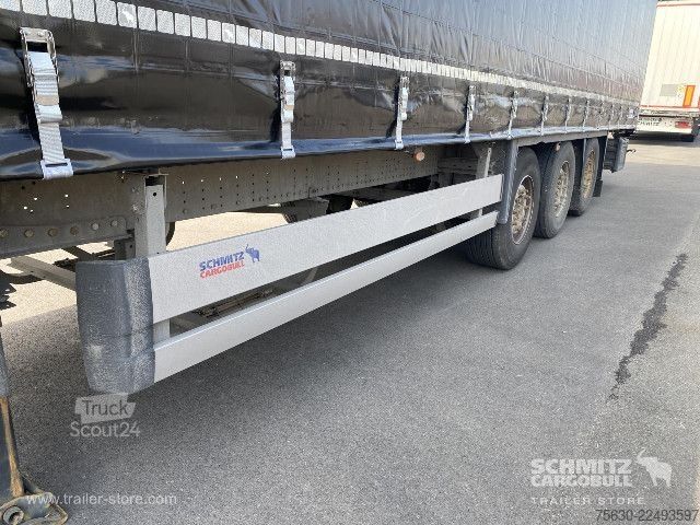 مقطورة نصفية مفتوحة مع قماش مشمع Schmitz Cargobull Semitrailer Curtainsider Standard