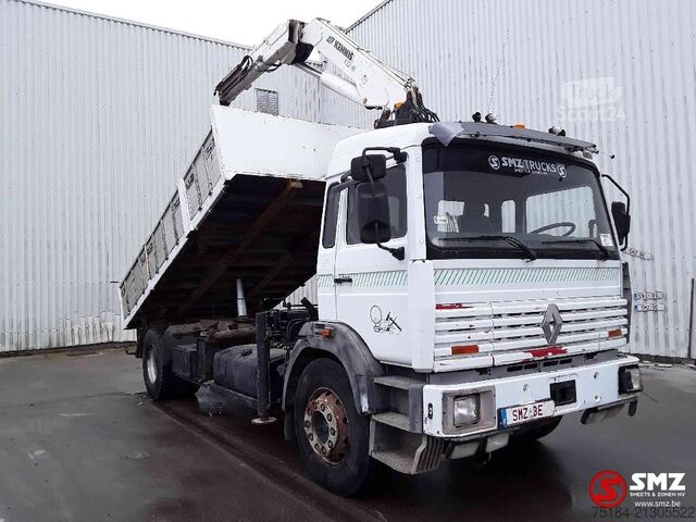 Tipper avec grue Renault G 210