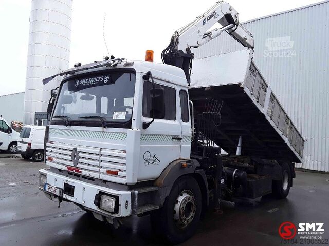 Tipper avec grue Renault G 210