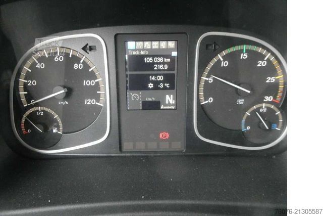 Dėžinis sunkvežimis MERCEDES-BENZ Atego 1530 L 7.3m Koffer LBW 1.5t 2 Betten AHK