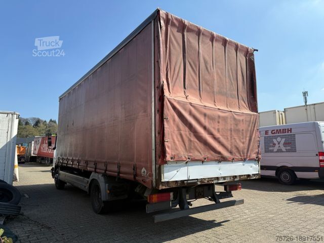 Plattewagen met zeil MERCEDES-BENZ 1223Atego,6Zylinder,grünePlakette