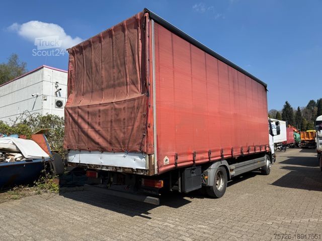Plattewagen met zeil MERCEDES-BENZ 1223Atego,6Zylinder,grünePlakette