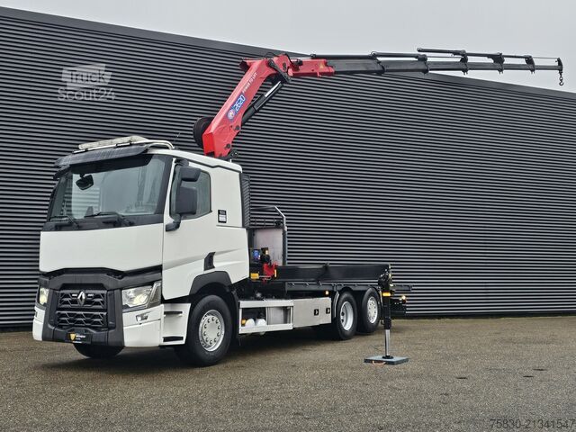 Ladepritsche Renault T-430 / 6X2 / HMF 26TM / CRANE / GRUE