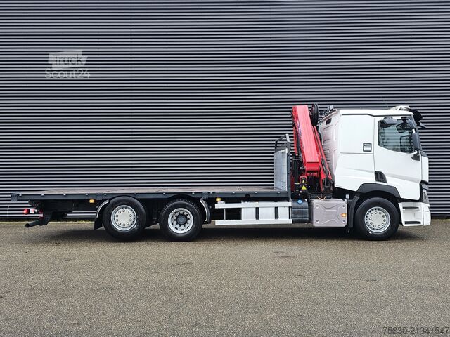 Ladepritsche Renault T-430 / 6X2 / HMF 26TM / CRANE / GRUE