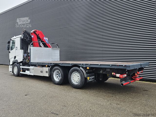 Ladepritsche Renault T-430 / 6X2 / HMF 26TM / CRANE / GRUE