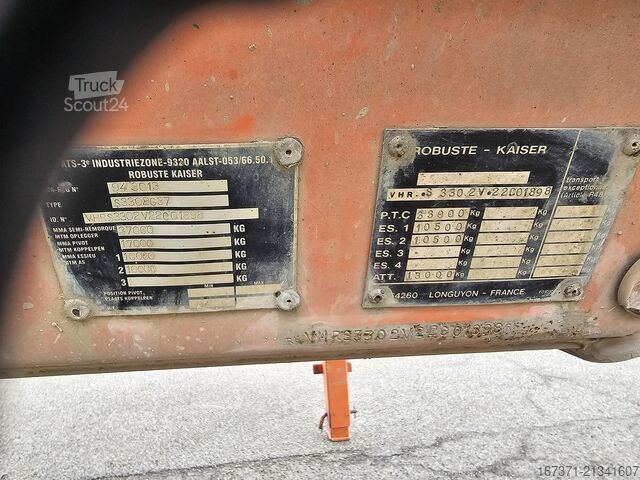 Самосвал ROBUSTE KAISER. S3302G37 | TIPPER| STEEL CHASSIS STEEL BOX|SAF ...