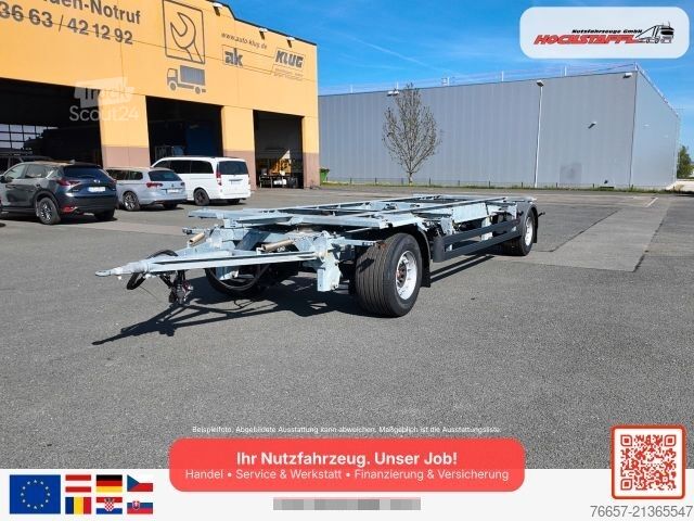 Vaihdettavalla alustalla varustettu perävaunu WEB-TRAILER WF/W-18 445/45 19,5