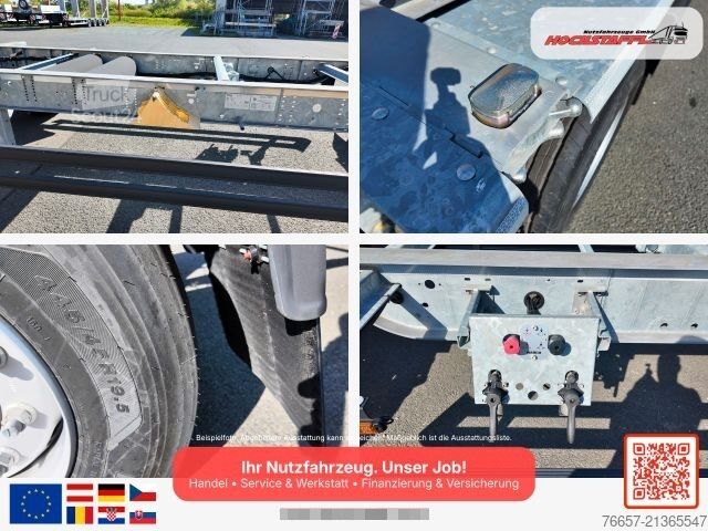 Vaihdettavalla alustalla varustettu perävaunu WEB-TRAILER WF/W-18 445/45 19,5