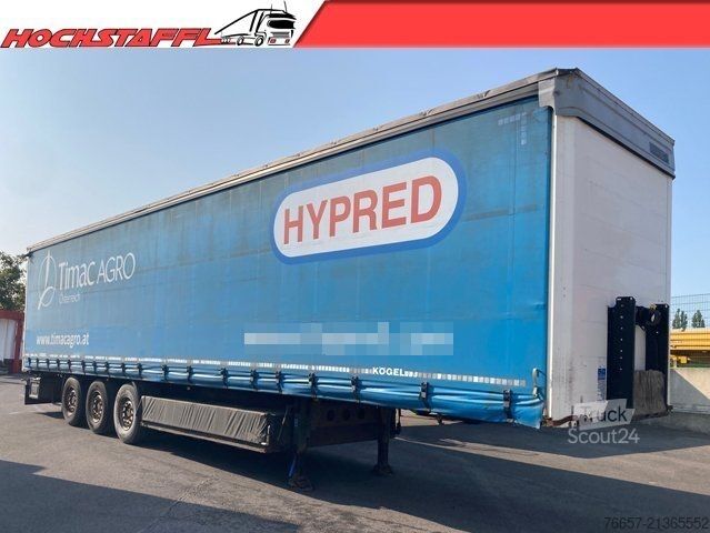 Öppen semitrailer med kapell KÖGEL / Pritschensattelanhänger / S24P90/1100