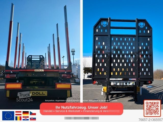 Baļķu puspiekabe DOLL LOGO 10X