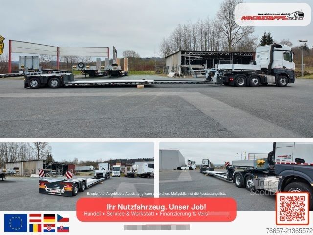 Nízkoložný návěs MAX Trailer Type 510 Pendelachse