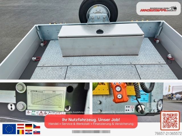 Nízkoložný návěs MAX Trailer Type 510 Pendelachse