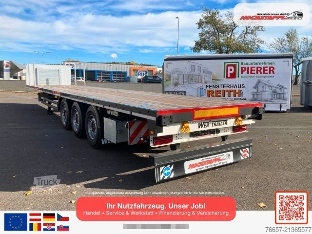 Semiremorcă cu platformă de lucru WEB-TRAILER PRSH27 Plateauauflieger