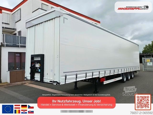 Semirimorchio con telone KÄSSBOHRER SCA-M Luftfracht Rollenboden