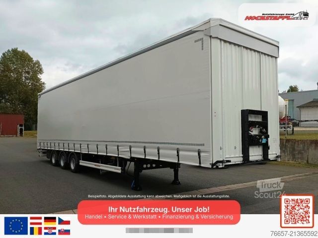 Semirimorchio con telone KÄSSBOHRER SCA-M Luftfracht Rollenboden