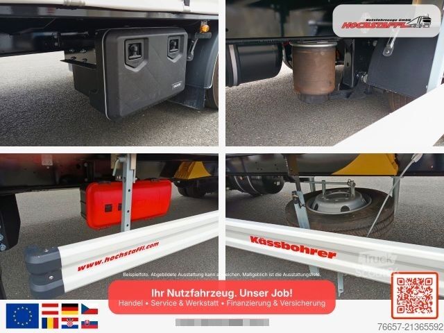 Semirimorchio con telone KÄSSBOHRER SCA-M Luftfracht Rollenboden