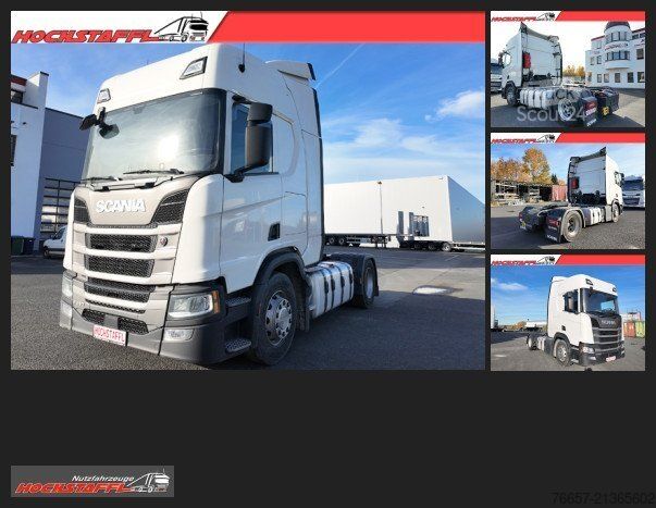 Tracteur routier standard SCANIA R450 Topline Sattelzugmaschine