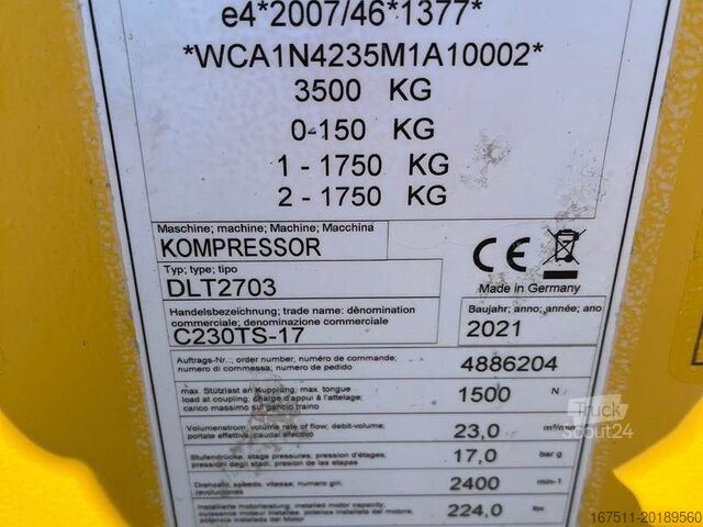 Compresseur Compair C 230 TS - 17
