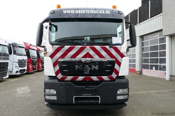 Camion-benne avec grue MAN TGS 35.400 | 8X4 | HIAB 144 BS-3 DUO + Remote C...