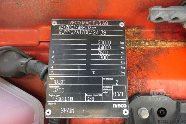 Štandard-SZM Iveco S-WAY 460 | Retarder | Alcoas | 612187Km | 2020...
