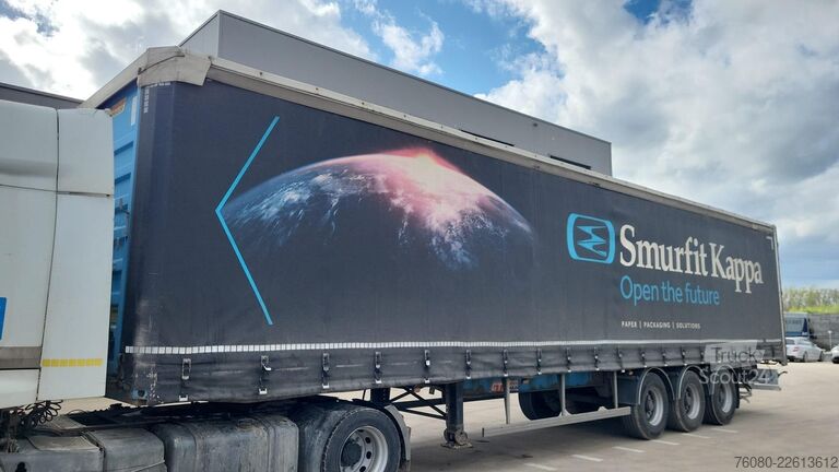 Bâché à rideaux latéraux GENERAL TRAILERS TF34CZ1LL1NA (DISK BRAKES /  DISQUE / SMB axles)