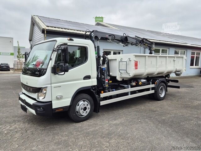 Telehoist lastväxlarbil Fuso FUSO 9C18 City Abrollkipper + Ladekran m.Greifer