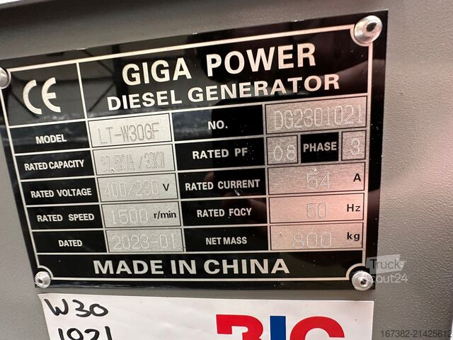 Kamenivo Giga power LT-W30GF 37.5 kVA silent generator