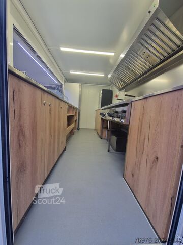 Camionnette de vente, food truck, snack truck Iveco Food Truck, Imbisswagen, Küche ist Neu