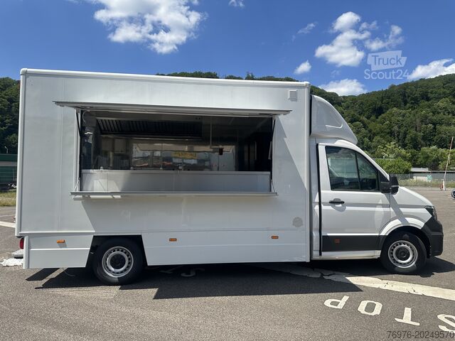 Satış kamyoneti, yemek kamyonu, atıştırmalık kamyonu Volkswagen Food Truck, Imbisswagen, Foodtruck Neu