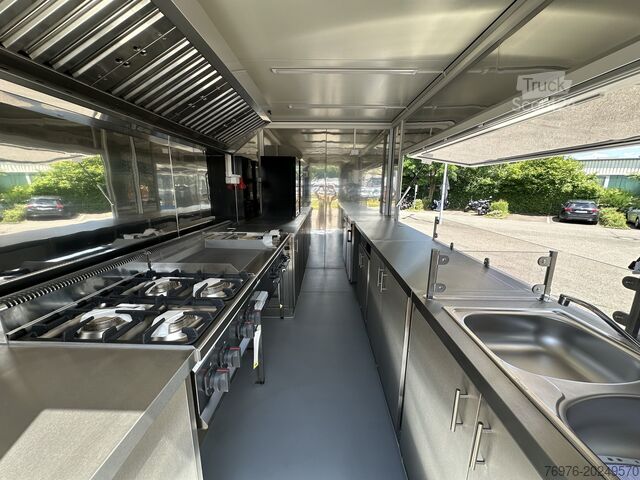 Satış kamyoneti, yemek kamyonu, atıştırmalık kamyonu Volkswagen Food Truck, Imbisswagen, Foodtruck Neu