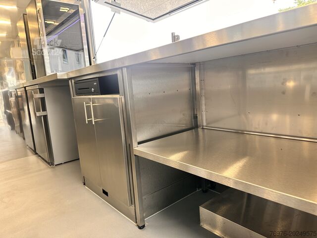 Satış kamyoneti, yemek kamyonu, atıştırmalık kamyonu Volkswagen Food Truck, Imbisswagen, Foodtruck Neu