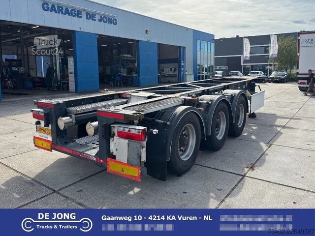 Transport af containere LAG O-3-CC / Tank Chassis 20-30FT / BPW + Disc