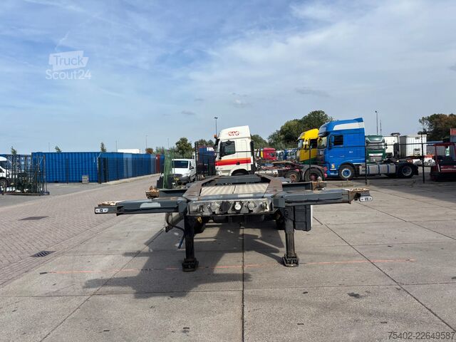 Transport af containere LAG O-3-CC / Tank Chassis 20-30FT / BPW + Disc