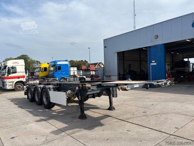 Transport af containere LAG O-3-CC / Tank Chassis 20-30FT / BPW + Disc