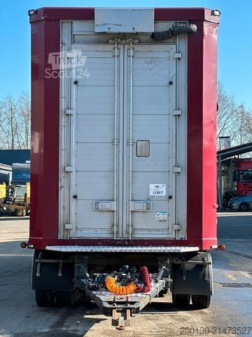 Remorque de transport de chevaux MENKE-JANZEN DA20 4.Stock m. Aggregat Hubdach Tränke Rampe