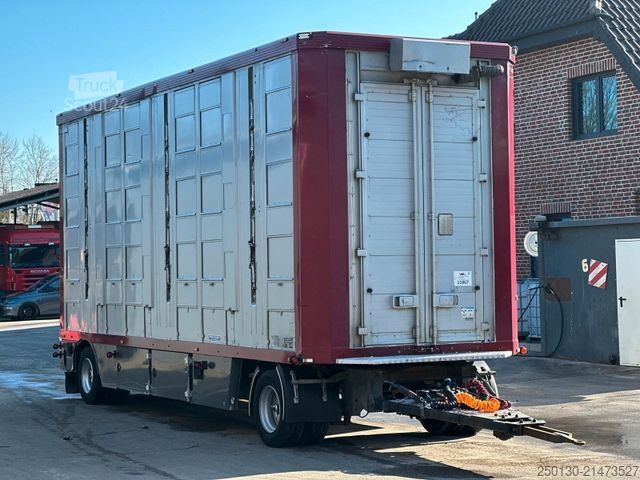 Remorque de transport de chevaux MENKE-JANZEN DA20 4.Stock m. Aggregat Hubdach Tränke Rampe