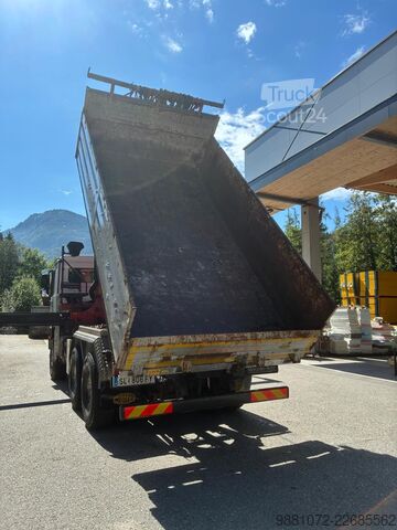 Ribaltabile trilaterale con gru PK 23001-EH Mercedes-Benz Actros 3341