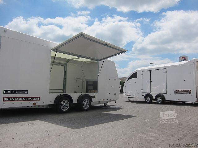 Ремарке за транспортиране на автомобили Brian James Trailers Race Sport Race Transporter verfügbar