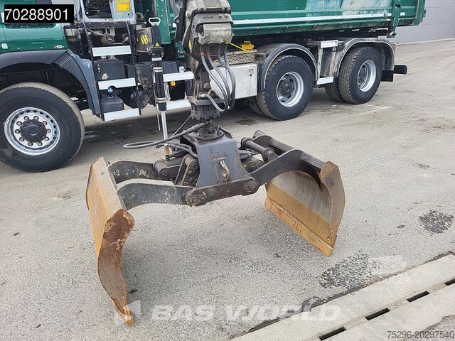 Camião basculante com grua MAN TGS 33.440 TGS 6X6 NL-Truck 12m3 Jansen Tipper ...