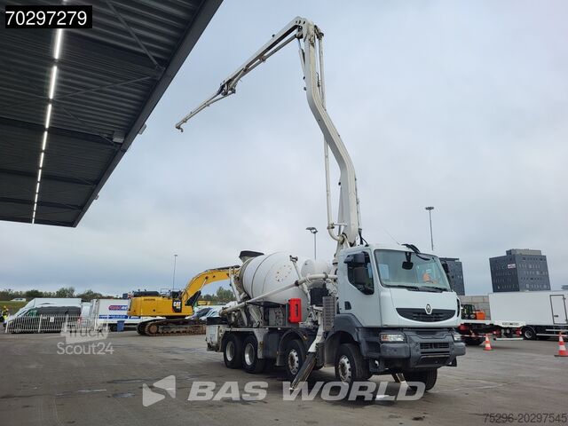 خلاط Renault Kerax 8X4 Mecbo M3-23/100-BZ Pomp+Mixer Big-Axl...