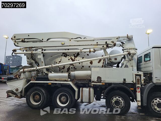 Pompe à béton Mercedes Actros 3241 8X4 7m3 Putzmeister Mixer Big-Axle ...