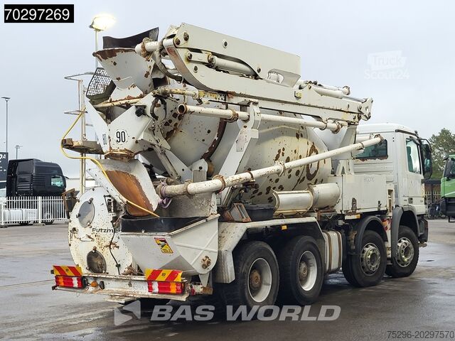 Pompe à béton Mercedes Actros 3241 8X4 7m3 Putzmeister Mixer Big-Axle ...