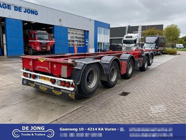 Transporte de contentores Broshuis 2 Connect 5 AKCC / 5 Axles / 3x Steering / 3x L...