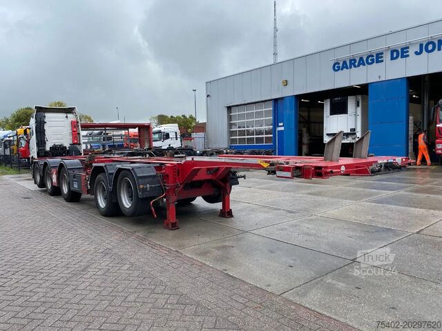 Transporte de contentores Broshuis 2 Connect 5 AKCC / 5 Axles / 3x Steering / 3x L...