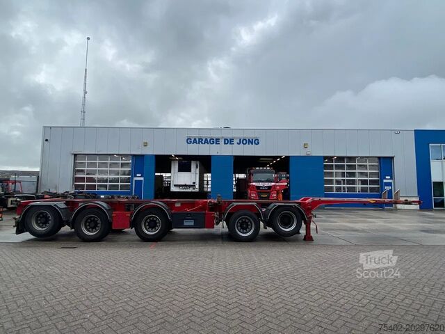 Transporte de contentores Broshuis 2 Connect 5 AKCC / 5 Axles / 3x Steering / 3x L...