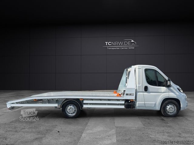 Biltransport varebil PEUGEOT Boxer Abschleppwagen AHK 3,5t Klima VDI2700 Zert